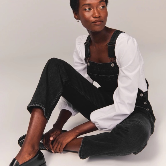 Abercrombie & Fitch Denim - ABERCROMBIE AND FITCH HIGH RISE OVERALLS